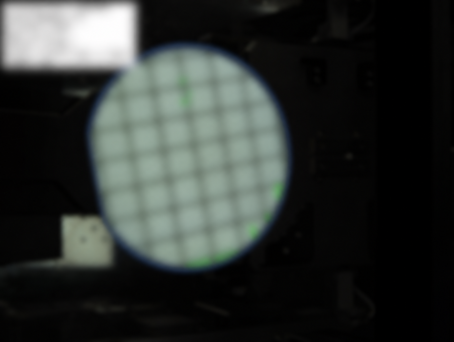 Blurred good film removal inspection sample